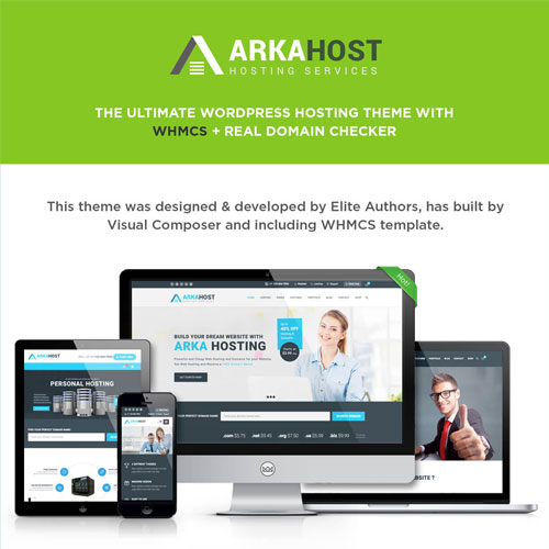 Arka Host – WHMCS Hosting, Shop &#038; Corporate Theme