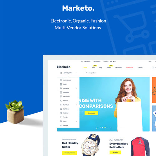 Marketo – eCommerce &#038; Multivendor Marketplace Woocommerce WordPress Theme